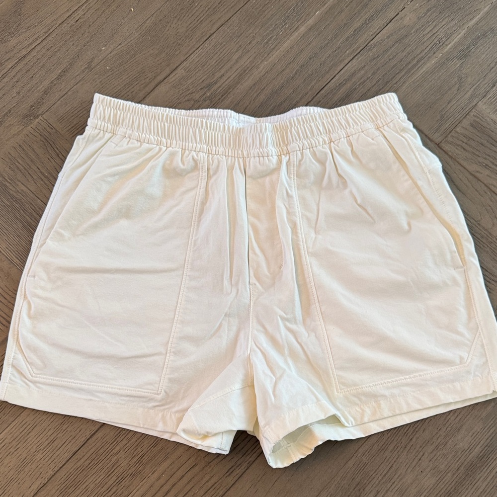 Lululemon Athletica White Athletic Shorts